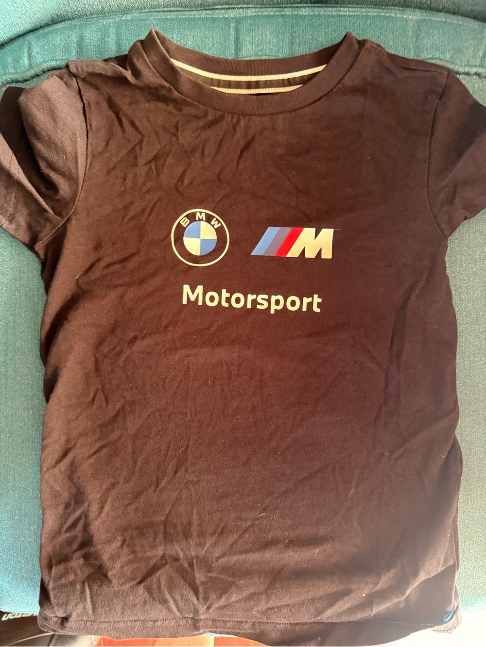 Puma Black Kids Motorsport Graphic Tee